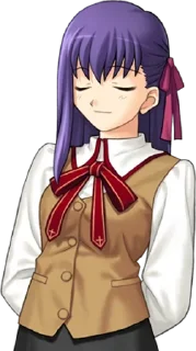 😌 emoji Fate Series @FuckThis_Life Telegram sticker 9 of 120