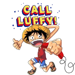 Sticker from Luffy