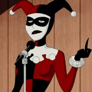 🍭 emoji Harley Quinn  | @CherrySticker Telegram sticker 1 of 104