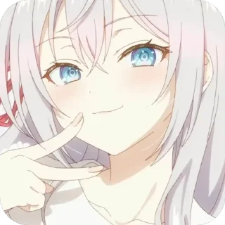 🫥 emoji Yuki & Alya Telegram sticker 13 of 33