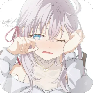 🫥 emoji Yuki & Alya Telegram sticker 17 of 33