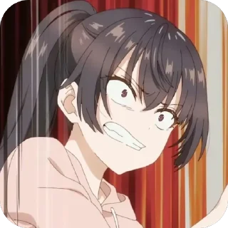 🫥 emoji Yuki & Alya Telegram sticker 8 of 33