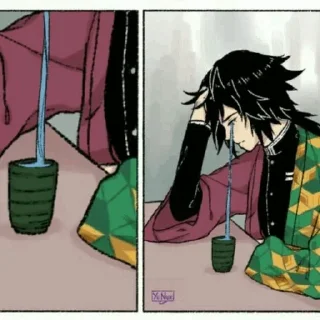 🌊 emoji giyuu tomioka Telegram sticker 10 of 34