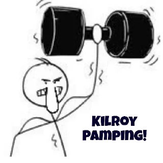 Sticker from Kilroy Is Here