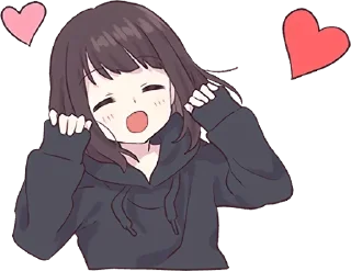 🔥 emoji I am weeb Telegram sticker 7 of 66