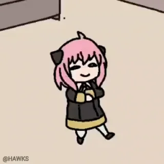 💃 emoji 🥜 Anya Forger (@TodorokiShouto) Telegram sticker 14 of 41