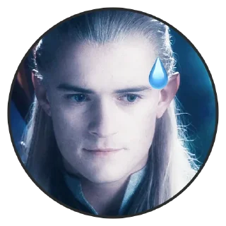 😓 emoji LOTR - 1 by Belial90 Telegram sticker 19 of 111