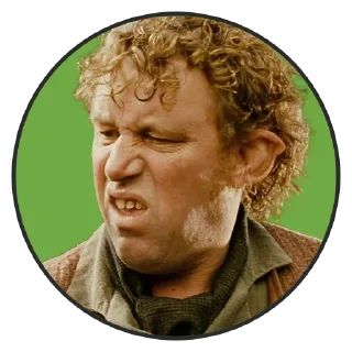 😶 emoji LOTR - 1 by Belial90 Telegram sticker 13 of 111