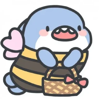 🐟 emoji 小鲨鱼-阿正  @JYT666 Telegram sticker 18 of 75
