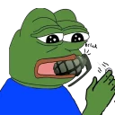 🐸 emoji Pe Pe frog v.3 Telegram sticker 23 of 120