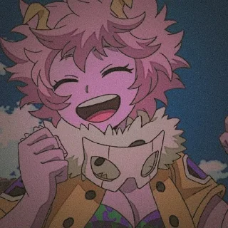 Sticker from Мина Ашидо