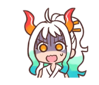 😰 emoji Yamato official Telegram sticker 13 of 25