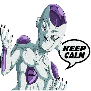 🙌 emoji @STIKERFORALL 🇬🇧FREEZER Telegram sticker 7 of 25