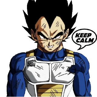 🙌 emoji @STIKERFORALL 🏴󠁧󠁢󠁥󠁮󠁧󠁿🇬🇧VEGETA Telegram sticker 24 of 25