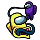 💀 emoji Among Us Telegram sticker 8 of 16