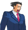 😱 emoji Phoenix Wright Telegram sticker 10 of 39