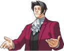 🤷‍♂ emoji Phoenix Wright Telegram sticker 16 of 39