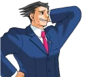 😅 emoji Phoenix Wright Telegram sticker 12 of 39