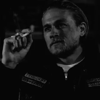 😐 emoji @Metalzpam Jax Teller ♠️ Telegram sticker 5 of 120