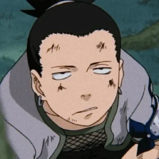 🎼 emoji 📓shikamaru .❈. @KA_anime_sticker Telegram sticker 5 of 55