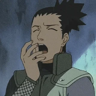 🎼 emoji 📓shikamaru .❈. @KA_anime_sticker Telegram sticker 15 of 55