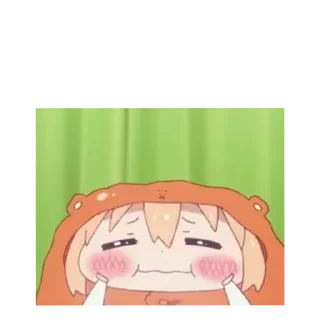 🫠 emoji UMARUUU ←⁠(⁠*⁠꒪⁠ヮ⁠꒪⁠*⁠) Telegram sticker 14 of 78