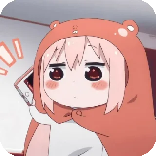 🤳 emoji UMARUUU ←⁠(⁠*⁠꒪⁠ヮ⁠꒪⁠*⁠) Telegram sticker 6 of 78