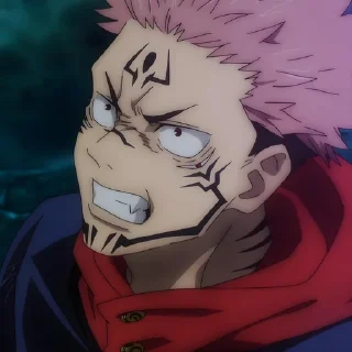 ⛩️ emoji 両面𝐒𝐔𝐊𝐔𝐍𝐀 -⛩ [ @JujutsuKaisen_Anime ] Telegram sticker 16 of 105