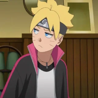 😕 emoji Boruto @StickersofAnime Telegram sticker 14 of 120