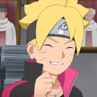 😁 emoji Boruto @StickersofAnime Telegram sticker 19 of 120