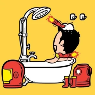 Sticker from Tony Stark