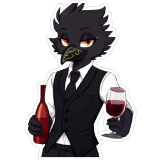🍷 emoji Val Telegram sticker 13 of 33