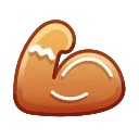 💪 emoji 防丢 @hpylc 导航 @hbnnpc Telegram sticker 22 of 40