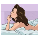 😴 emoji Demi lovato stikers Telegram sticker 11 of 30