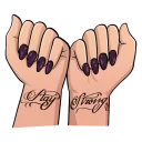 💅 emoji Demi lovato stikers Telegram sticker 16 of 30