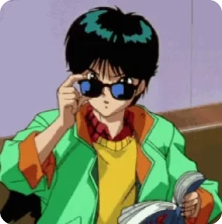 Sticker from Sebastian's Yu Yu Hakusho love
