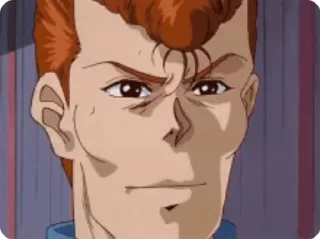 Sticker from Sebastian's Yu Yu Hakusho love