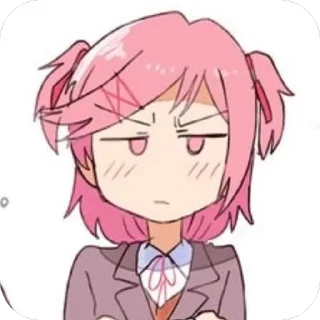 🤨 emoji Нацуки😸 Telegram sticker 23 of 101