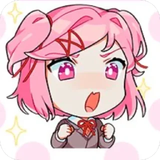 🤩 emoji Нацуки😸 Telegram sticker 12 of 101