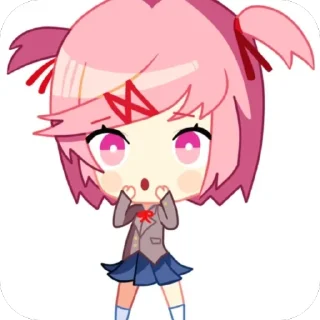 😮 emoji Нацуки😸 Telegram sticker 9 of 101