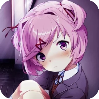 😟 emoji Нацуки😸 Telegram sticker 6 of 101