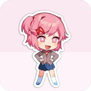 👍 emoji Нацуки😸 Telegram sticker 11 of 101