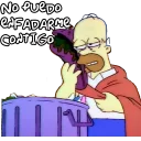 😍 emoji Simpsons Telegram sticker 17 of 117