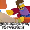 👎 emoji Simpsons Telegram sticker 24 of 117