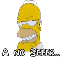 🤔 emoji Simpsons Telegram sticker 21 of 117