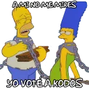 😌 emoji Simpsons Telegram sticker 12 of 117