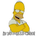 🙄 emoji Simpsons Telegram sticker 20 of 117