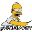 💀 emoji Simpsons Telegram sticker 7 of 117