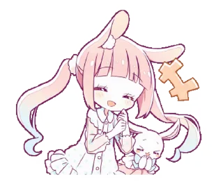 👧 emoji Makoto & Koto ^᪲ @ID_CALIXTE ོ𑁬 Telegram sticker 10 of 20