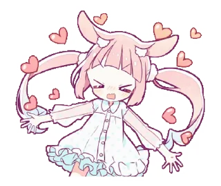 👧 emoji Makoto & Koto ^᪲ @ID_CALIXTE ོ𑁬 Telegram sticker 12 of 20